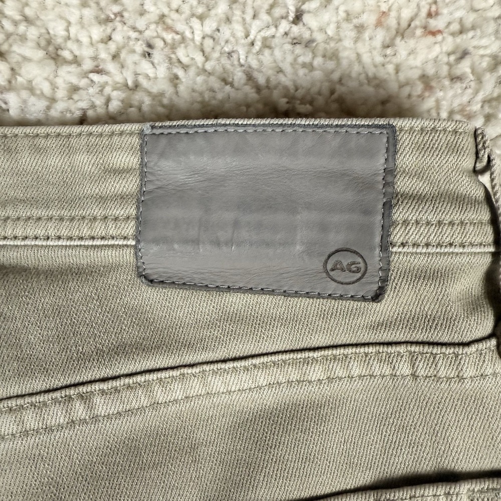 AG Adriano Goldschmied Men's W34 x L32‎ Tan Tellis Modern Slim Fit Thrash Legs - Picture 9 of 12